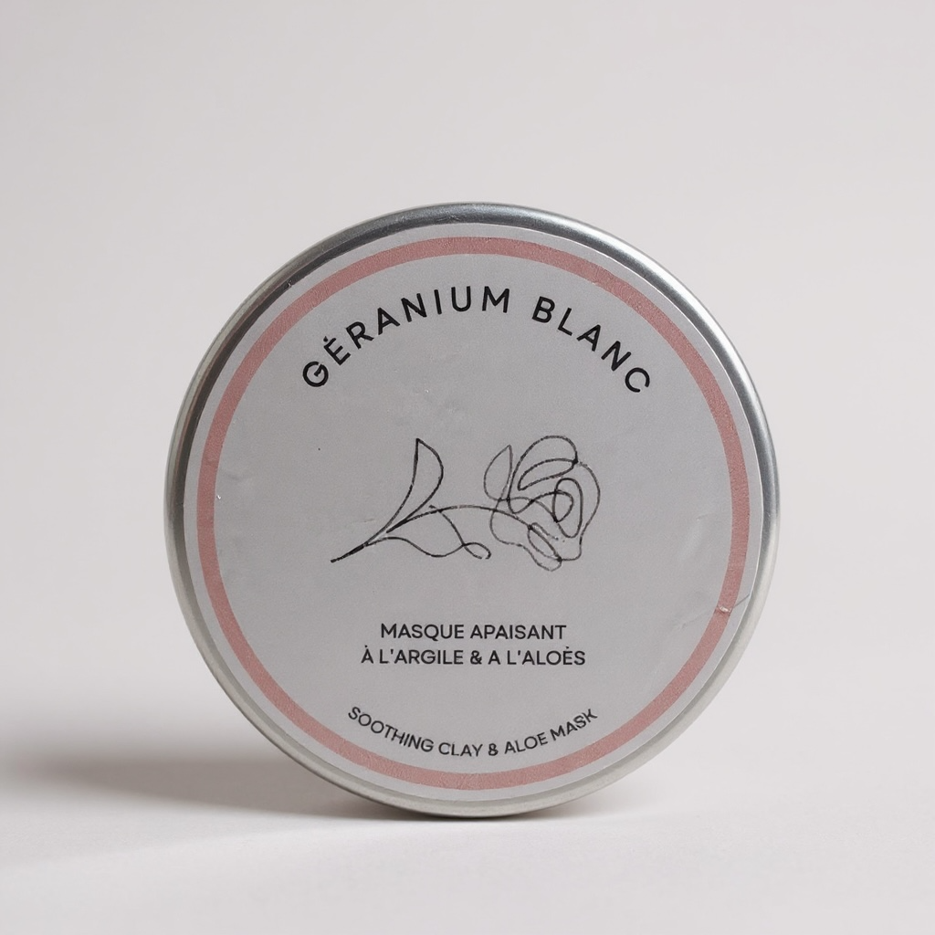 Masque hydratant Géranium blanc