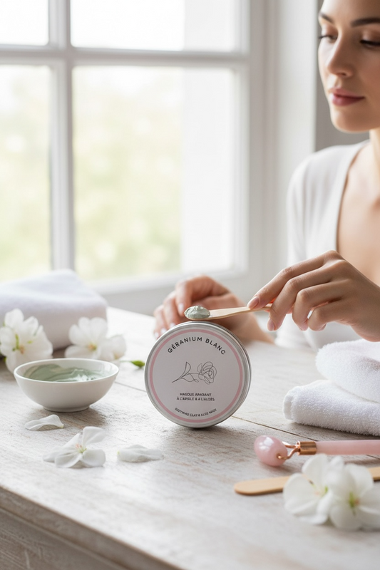 Masque hydratant Géranium blanc
